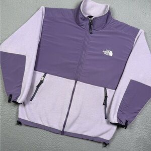 Kids The North Face purple Denali fleece jacket‎